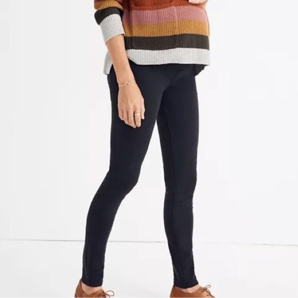 Madewell maternity black denim pants